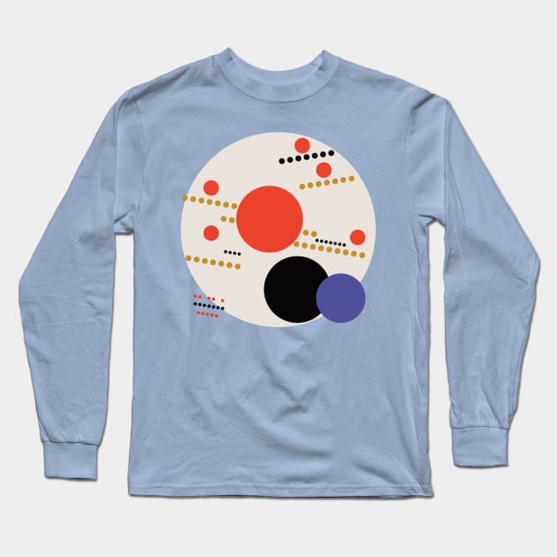 Kazimir Malevich inspired composition 6 Long Sleeve T-Shirt by Ricogfx